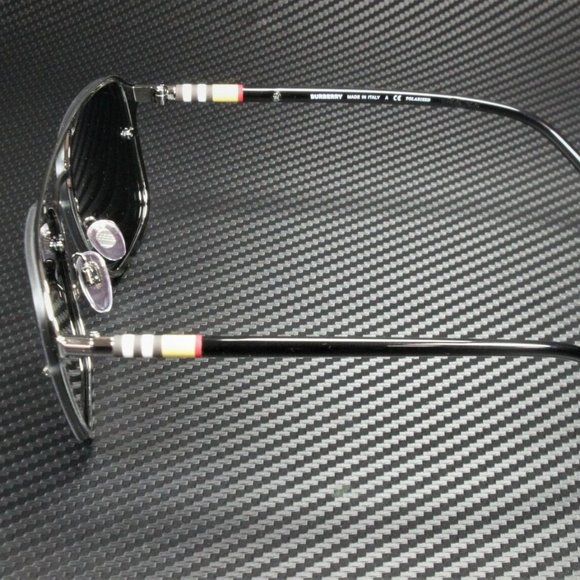 NEW Burberry Gunmetal 56mm Sunglasses! NIB! - Picture 2 of 4